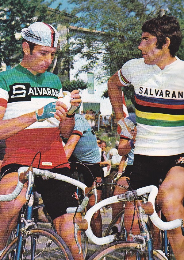 1972 Salvarani ciclismo - Marino Basso e Felice Gimondi